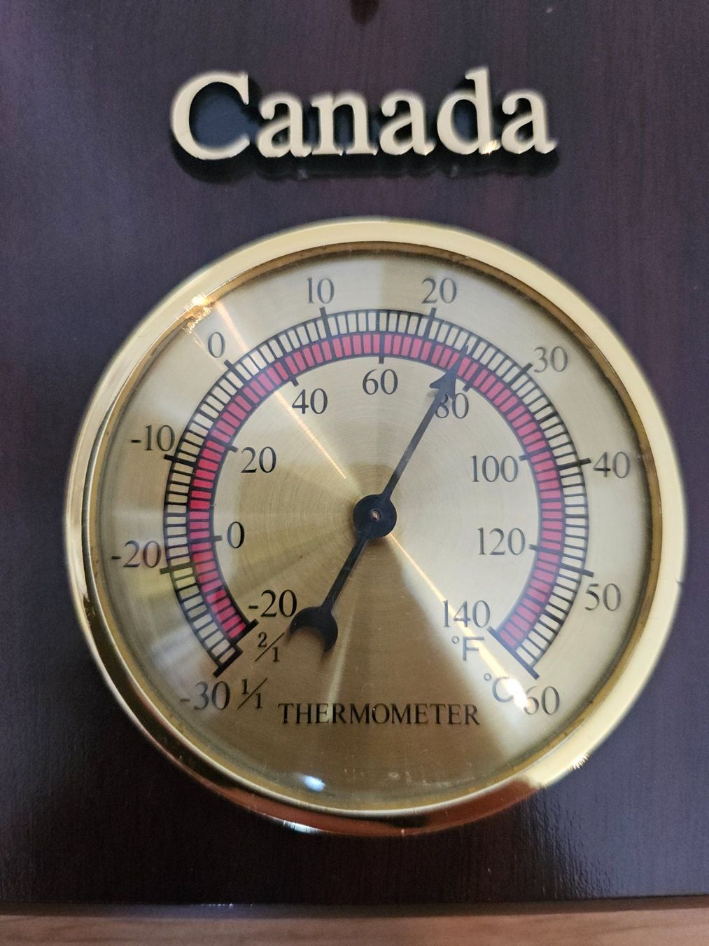 Altro per la casa: Kanada Wandthermometer mit Ahornblatt – Nuovo (secondo la descrizione) da Kriens venduto da Campino111 2