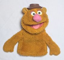 Vintage Fozzie Bear - Muppet Show - Disney - Handpuppe