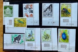 MONACO  coins datés neufs **, 1986-87