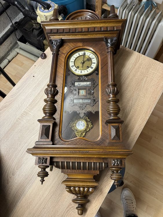 Verwunderlich Wanduhr Vintage Holz Ebenbild