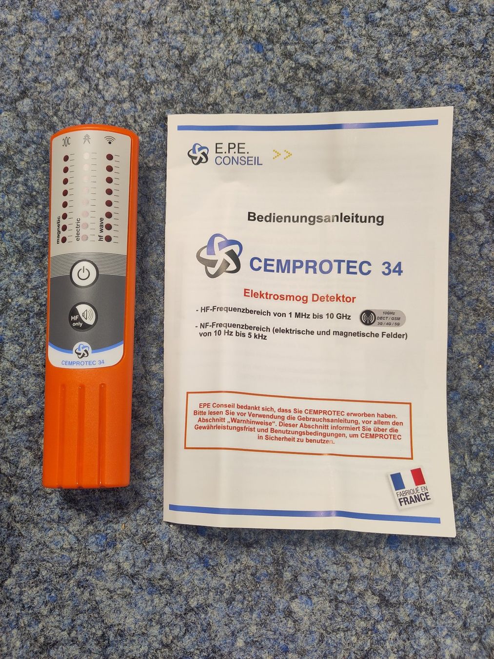 Mesurer: Détecteur électrosmog CEMPROTEC 34 – D'occasion à Givrins par Bartuzn