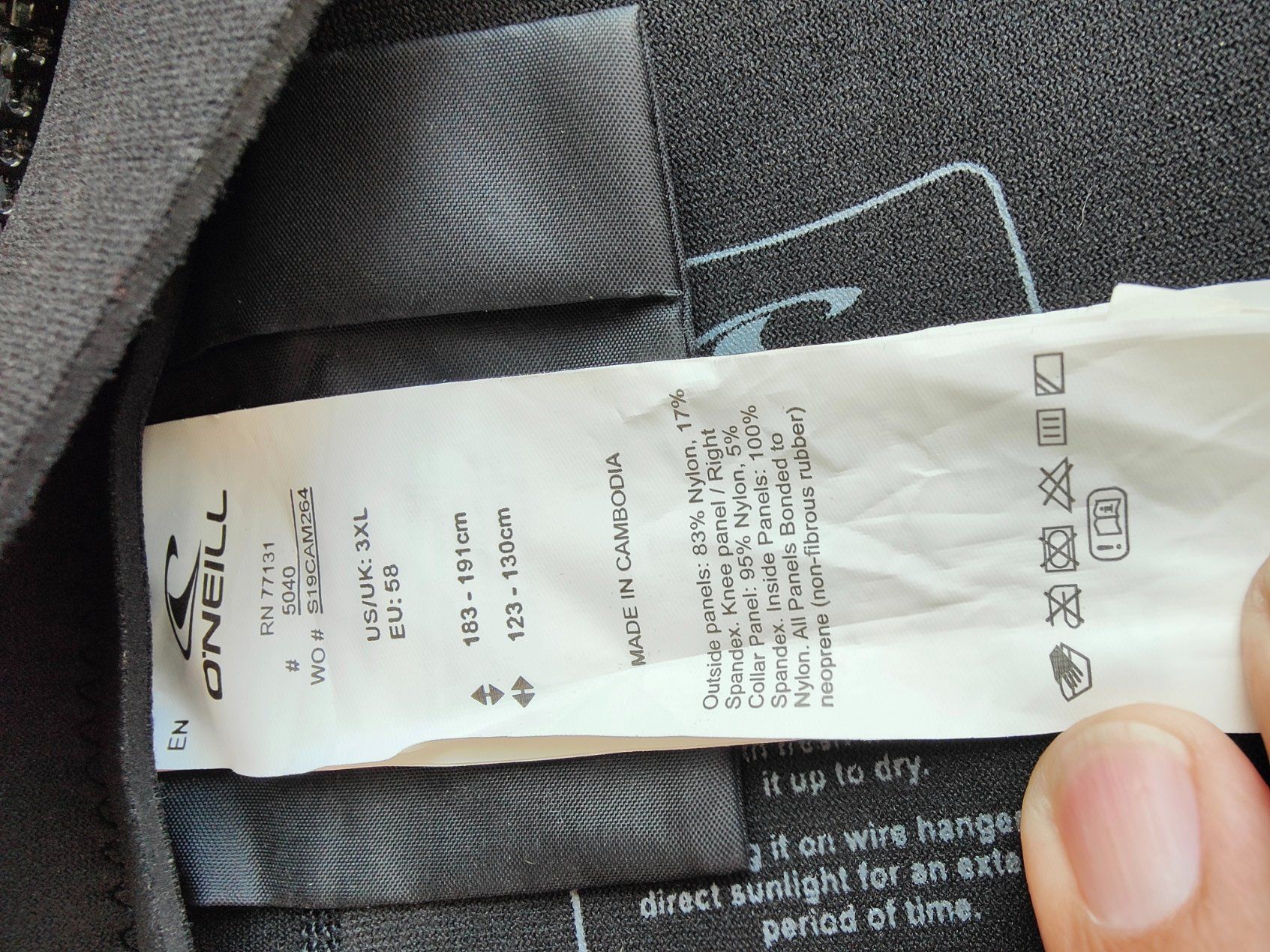 O'Neill Completi: Surfanzug der Marke Oneill  Grösse EU 58 oder 3XL – Usato da Seon venduto da Tucan10 2