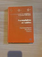Livre Formulaires et tables maths physique chimie