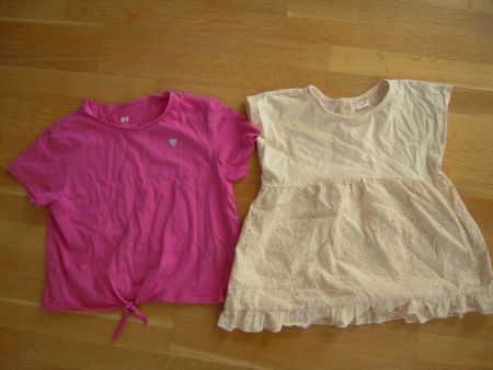2 T-Shirts Gr 110 H&M + Zara