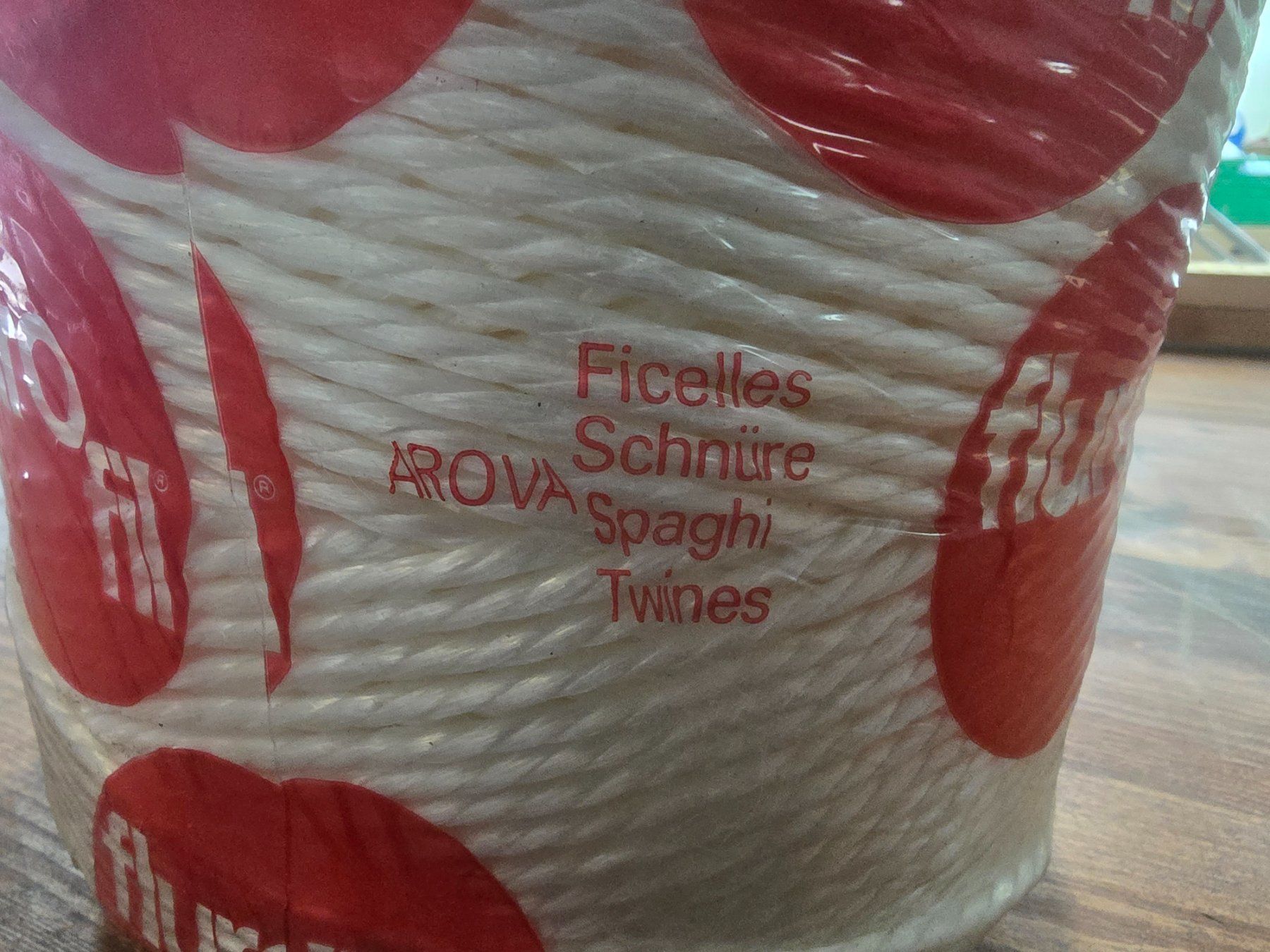 1 Rolle Fluro Fil Packschnur 150/3 weis ab 1.- (Neu (gemäss ...