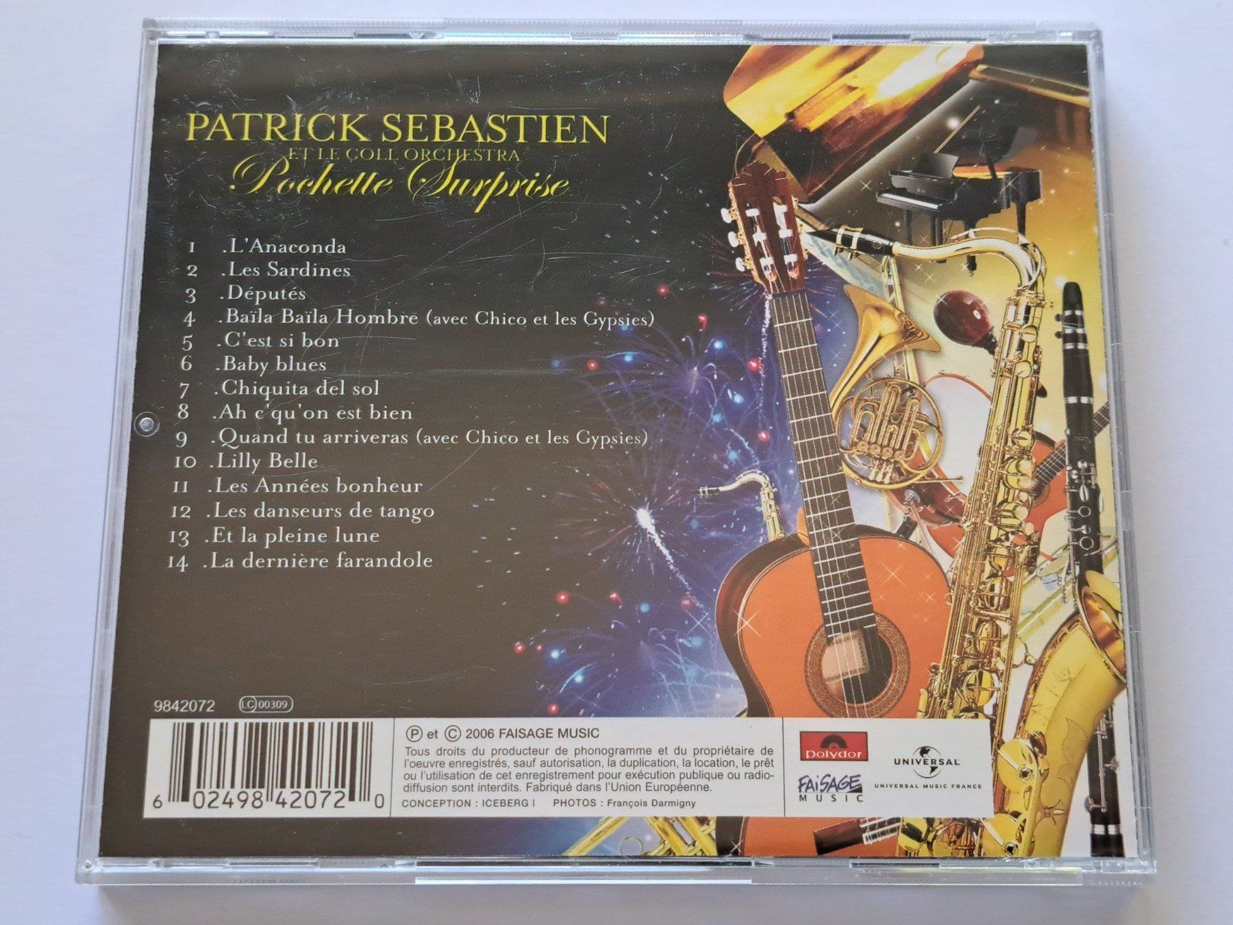 CD: CD Patrick Sébastien - Pochette Suprise – Usato da Pully venduto da bro_n52j 1