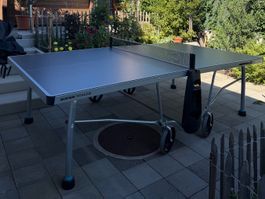 Table de ping-pong ext. PONGORI PPT 900.2 grise, état neuf.