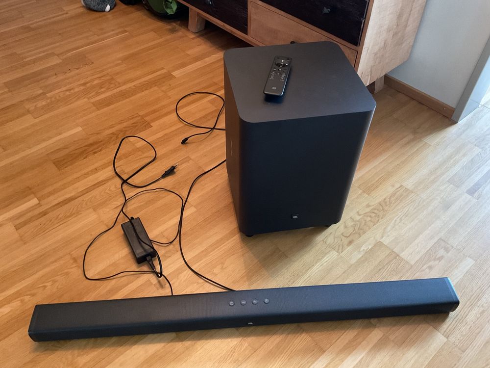 ALLIMITY Telecomando Sostitutivo WIR1190014301 Per JBL Soundbar Bar 2.1, 3.1, 5.1 - 2