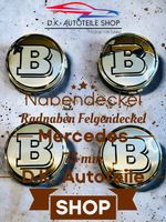 Mercedes 75mm Brabus Nabendeckel, Nabenkappen, Radkappen Neu