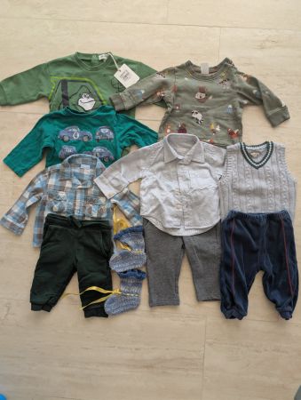 Set di vestiti maschio misura 68