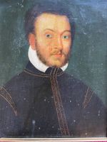 PORTRAIT D’HOMME 16ème. HUILE SUR BOIS RENAISSANCE FRANÇAISE