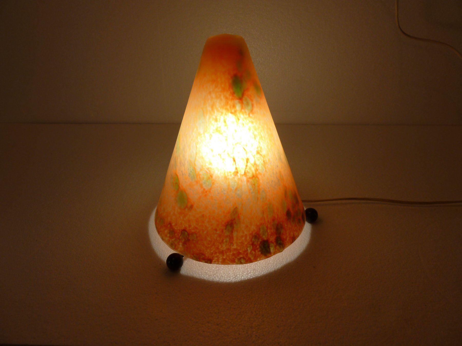 Lampes: Tischlampe Glas – D'occasion à Bure par 1319 5