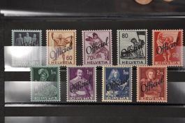Dienstmarken 55-63 postfrisch ohne Falz