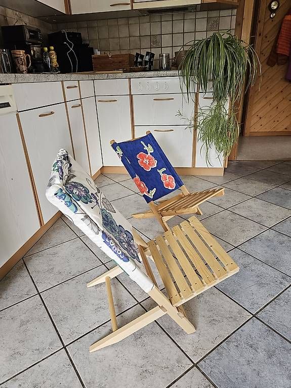 Sedie a sdraio: 2 kleine Liegestühle Camping – Usato da Sisikon venduto da bryke 1