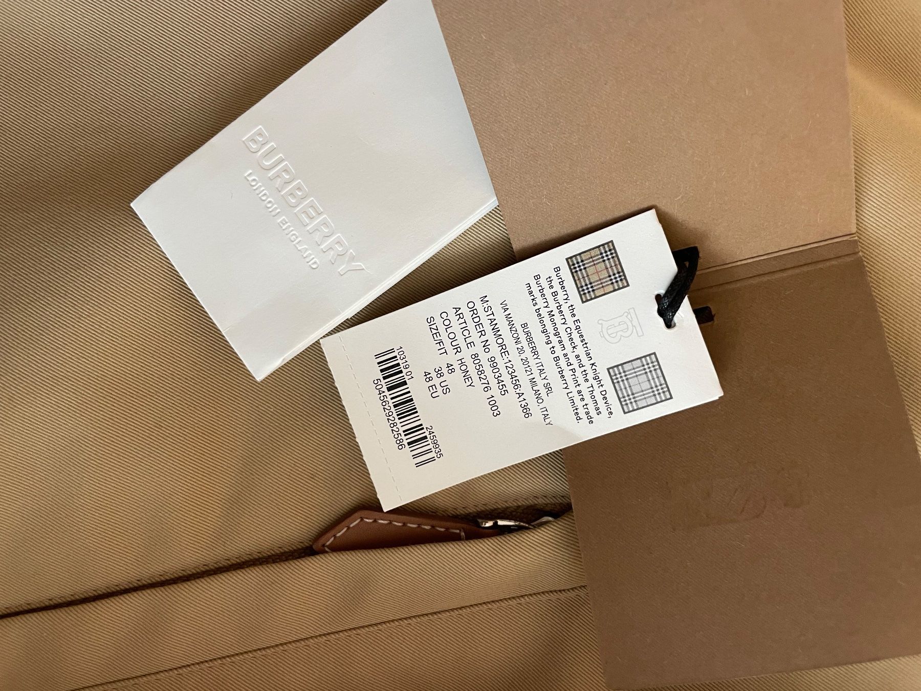 Burberry Jacken: Burberry Harrington Jacke Neu Gr.48 – Neu (gemäss Beschreibung) aus Thalwil von Zenithwalker 8