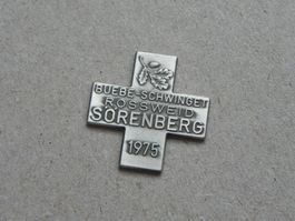 Abz. Brosche Buebe Schwingfest Sörenberg LU 1975 Schwingen