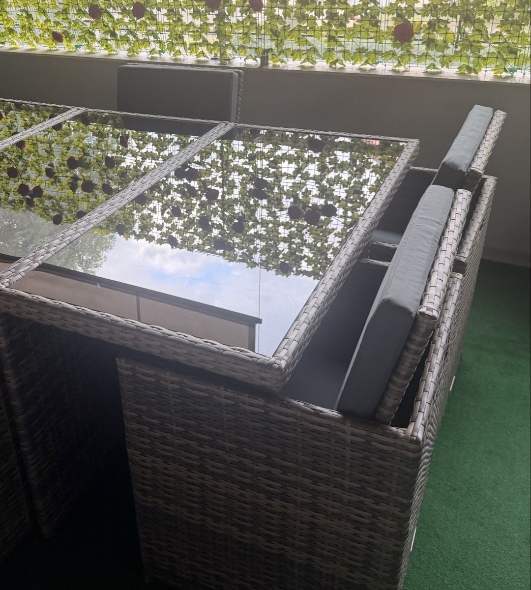 Set di tavolo e panche: Rattan Gartenmöbel Set - Fast wie neu – Nuovo (secondo la descrizione) da Fehraltorf venduto da Mydreamshop 7