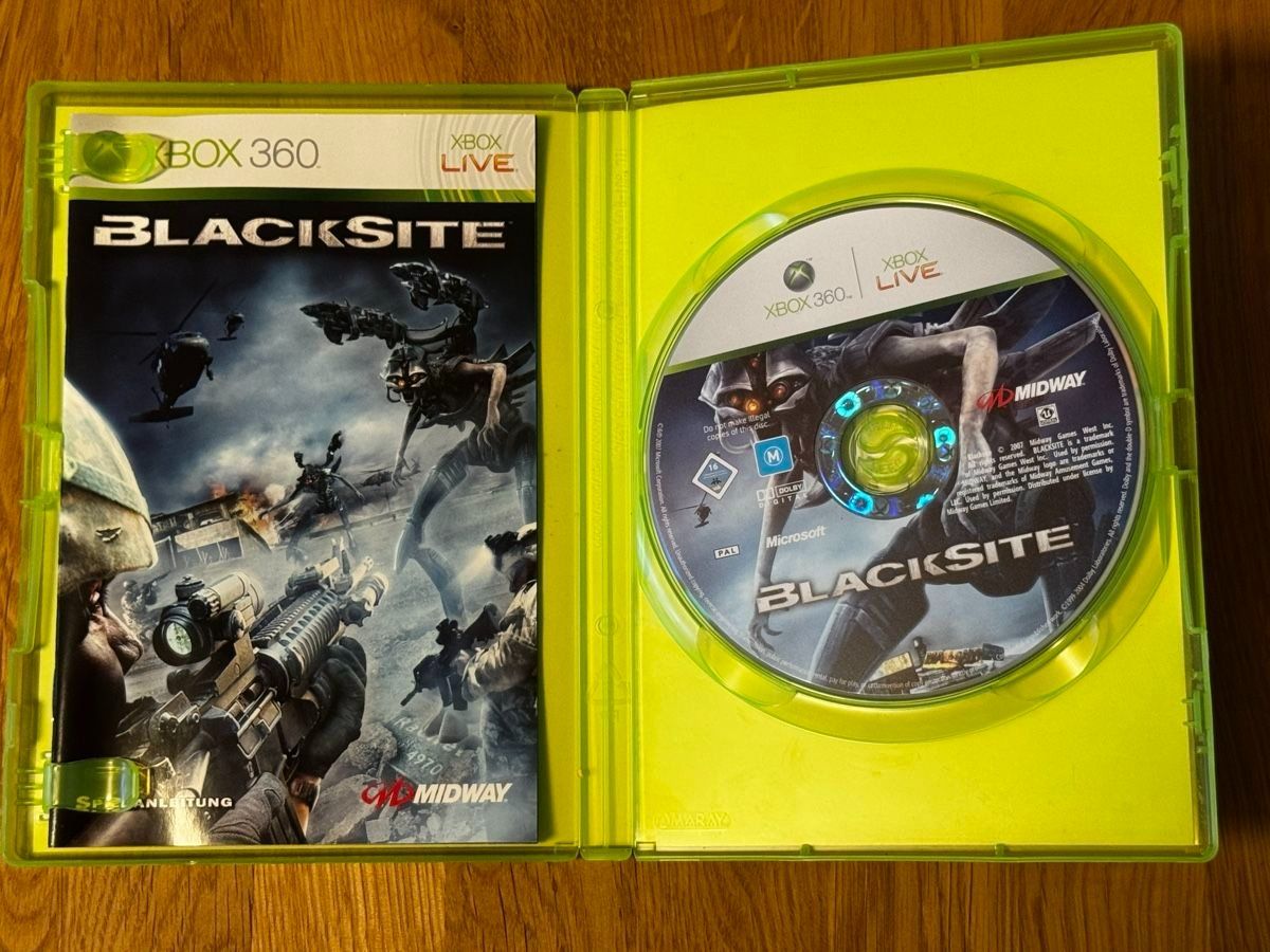 Giochi: Blacksite - CIB - Xbox 360 – Usato da Uster venduto da GamesAndStuff 2