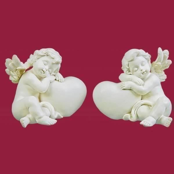 Statuette: Engelfigur - 2er Set Engel mit Herz – Nuovo e nell'imballaggio originale da Ennetbürgen venduto da open24shop