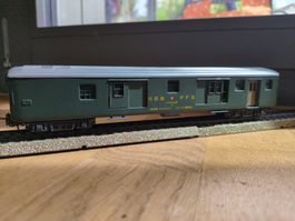 SBB FFS Gepäck-Waggon grüngrau guter Zustand