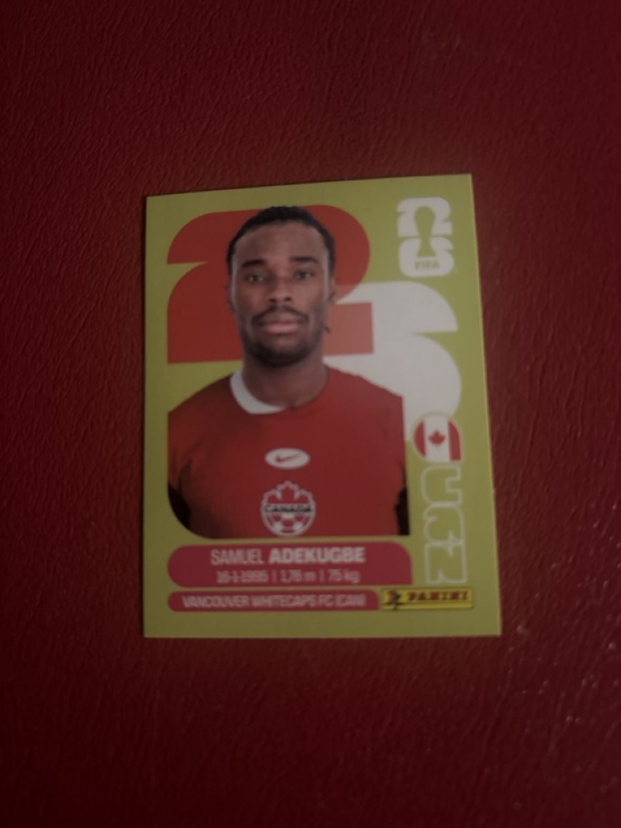 Panini Carte collezionabili: Fussball Sticker Samuel Adekugbe Canada Panini United Editio – Nuovo (secondo la descrizione) da Netstal venduto da mir_wh7f 1