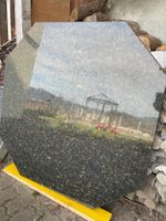 6-eckige Granitplatte aus Küche