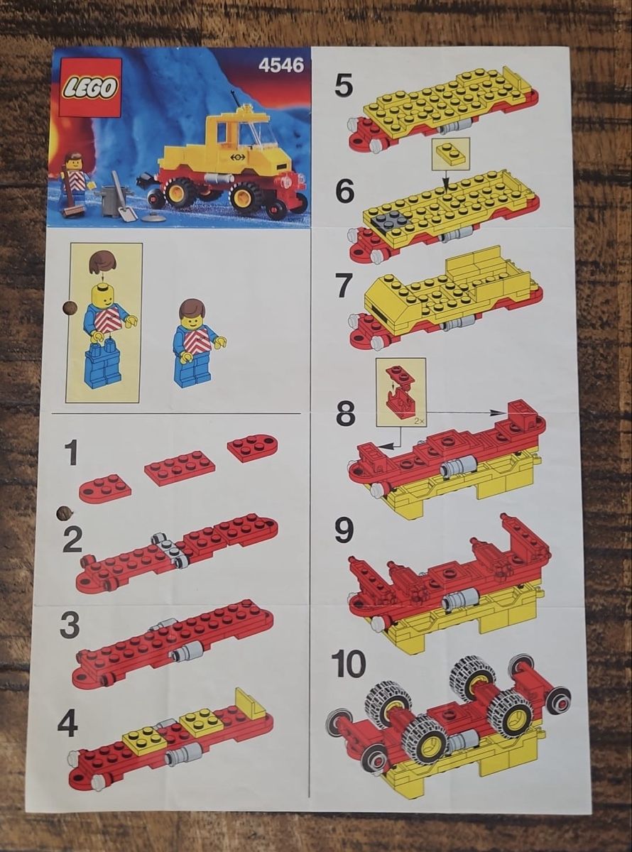 Lego Kit di costruzioni: Lego train 9V Road and Rail Maintenance 4546 – Usato da confignon venduto da chachou79 1