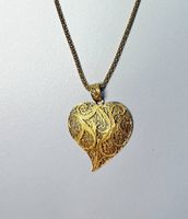 Herzkette, Kette mit Herz, Filigran, handarbeit, Portugal
