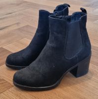 Stiefeletten Schwarz mit Reisverschluss - Grösse 36