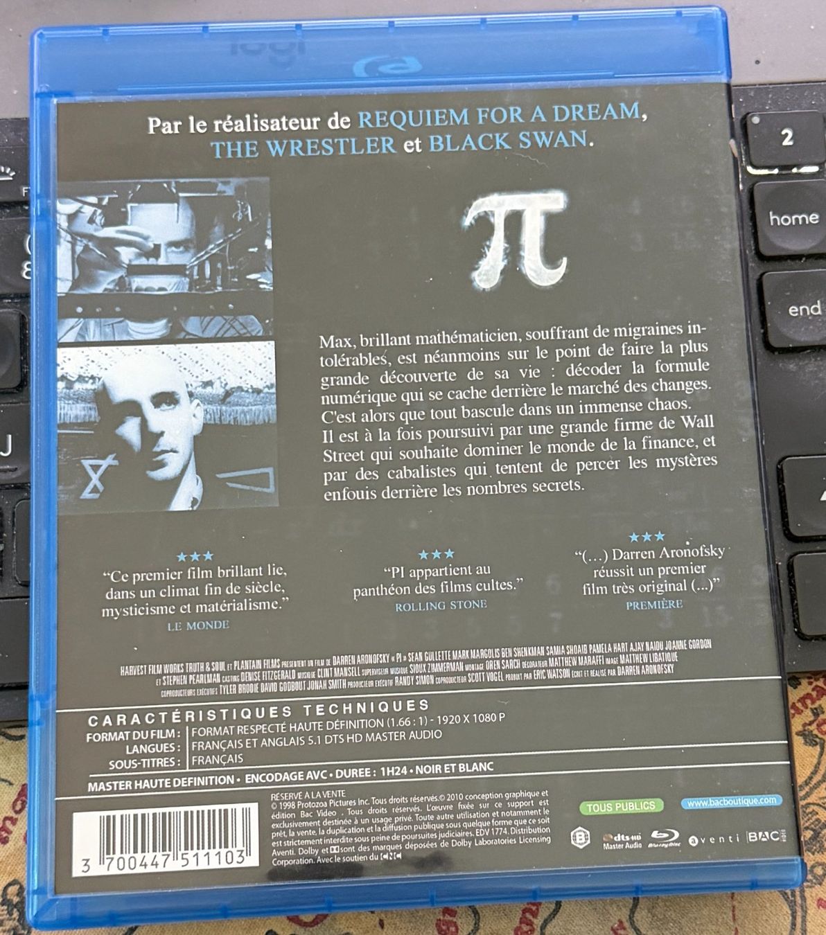 Tutti i DVDs: Pi (1998) - Blu-ray – Usato da Semsales venduto da __Florian__ 2