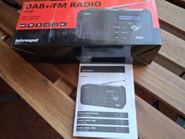 Microspot DAB+/FM Radio RA-84 schwarz gebraucht</div>