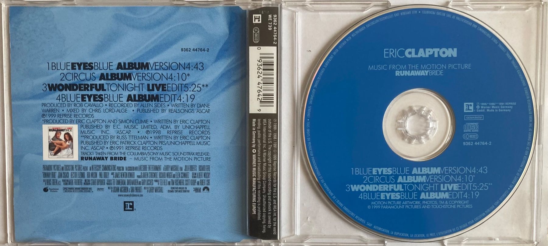 CD: ERIC CLAPTON - BLUE EYES BLUE – Usato da Poliez-Pittet venduto da Newtown-Records 1