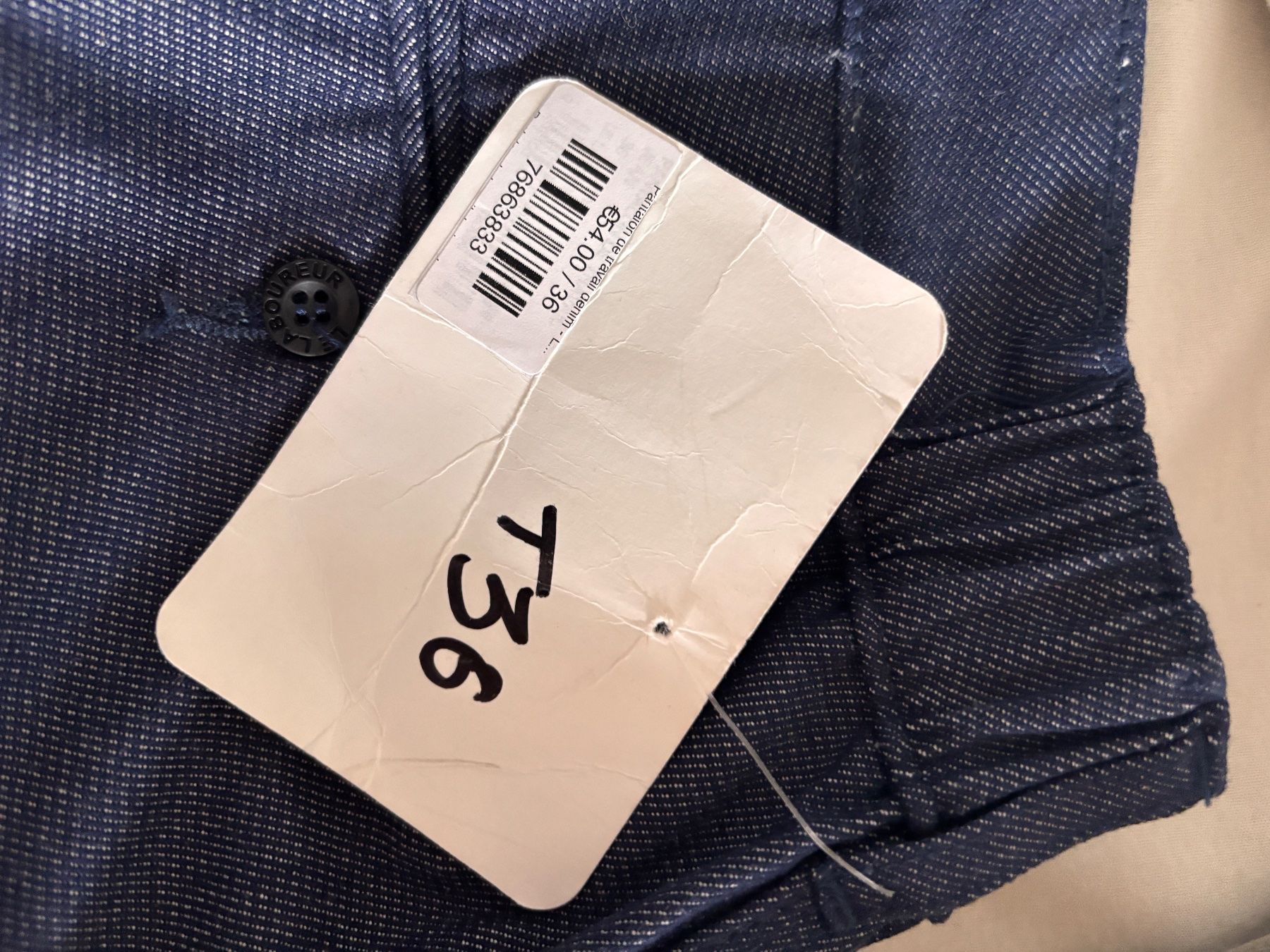 Jeans: Le Laboureur Arbeitshose Jeans – Usato da Zürich venduto da M_A_S_T 3