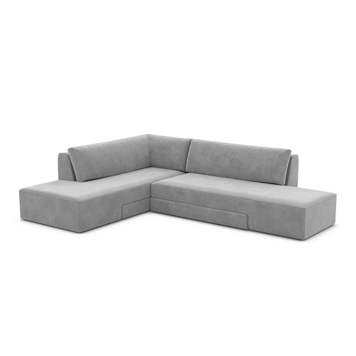 Sofas: Canapé d’angle convertible gris structuré - parfait état – Neu (gemäss Beschreibung) aus Le Lignon von WilliamAndry 5