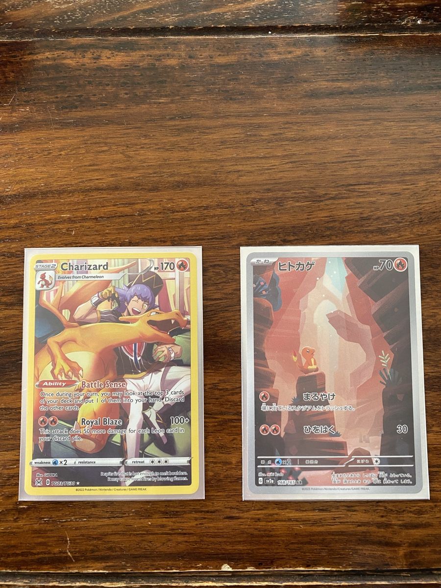 Pokémon Carte collezionabili: Charizard TG03/TG30, Charmander 168/165 AR – Usato da Rorschach venduto da cabrones98