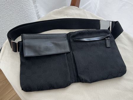 Gucci Gürteltasche / Bauchtasche schwarz- Original