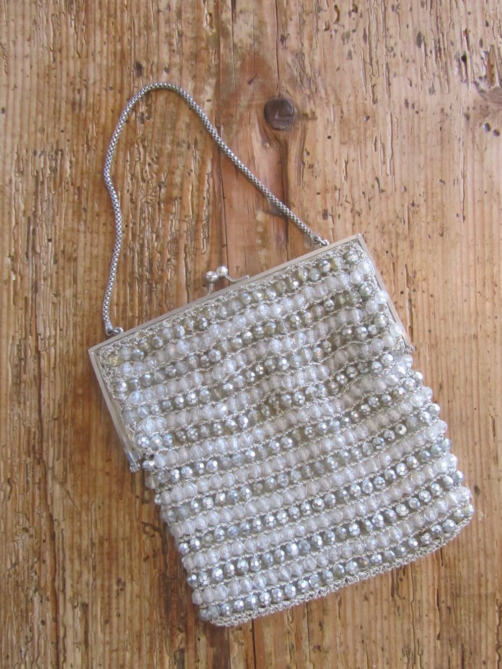 Taschen für Damen: Vintage-Clutch mit Perlen, Handtasche – Gebraucht aus Seengen von mikelele 1
