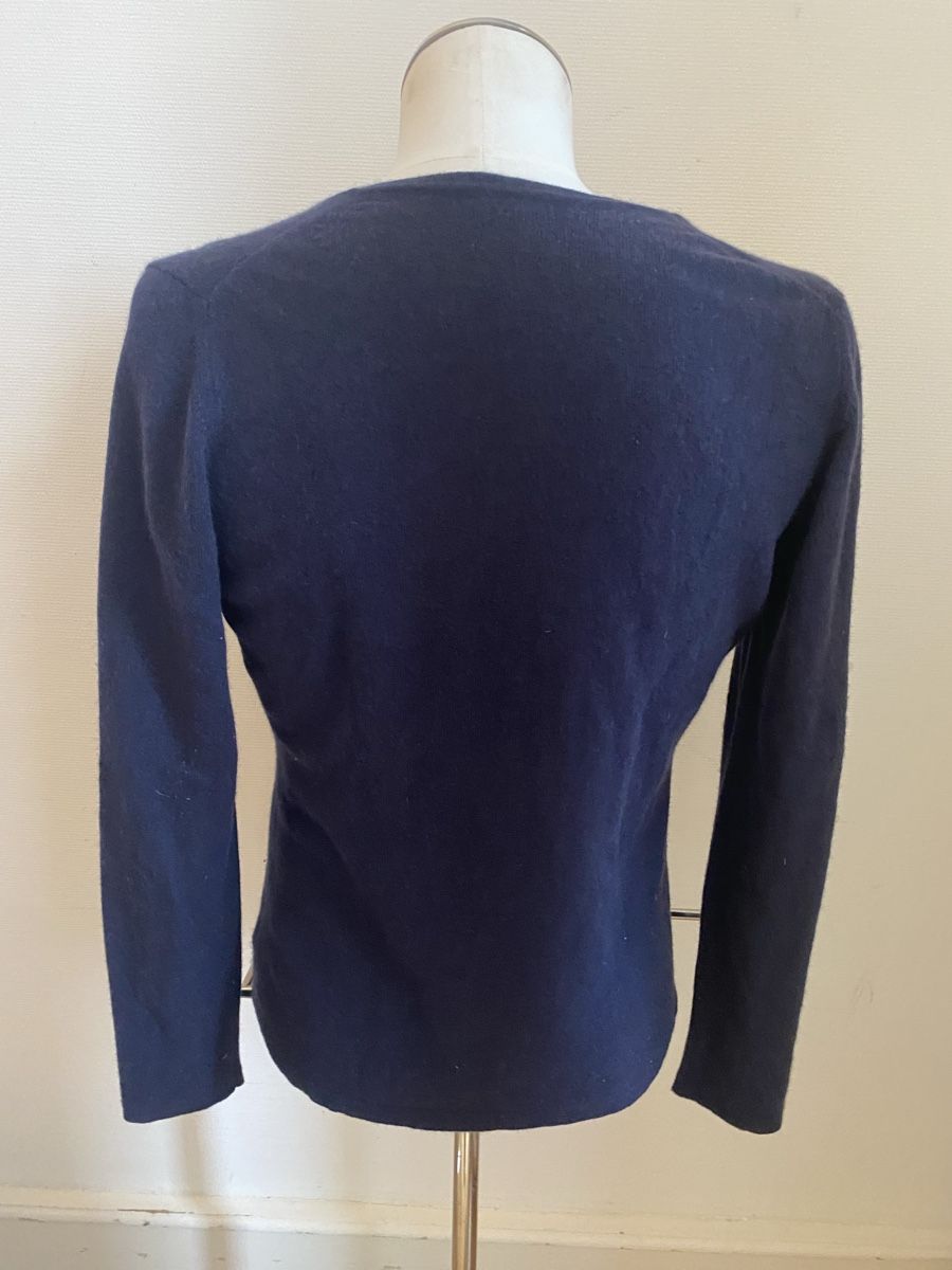 Maglioni & Felpe: Johnstons Kaschmir Pullover, Grösse L, Dunkelblau, Top! – Usato da Bern venduto da paultschur11 4