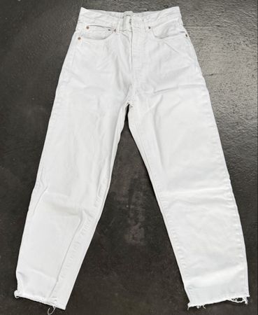 MNG Jeans Village, weiss, neuwertig, Grösse 34 - Sommer!