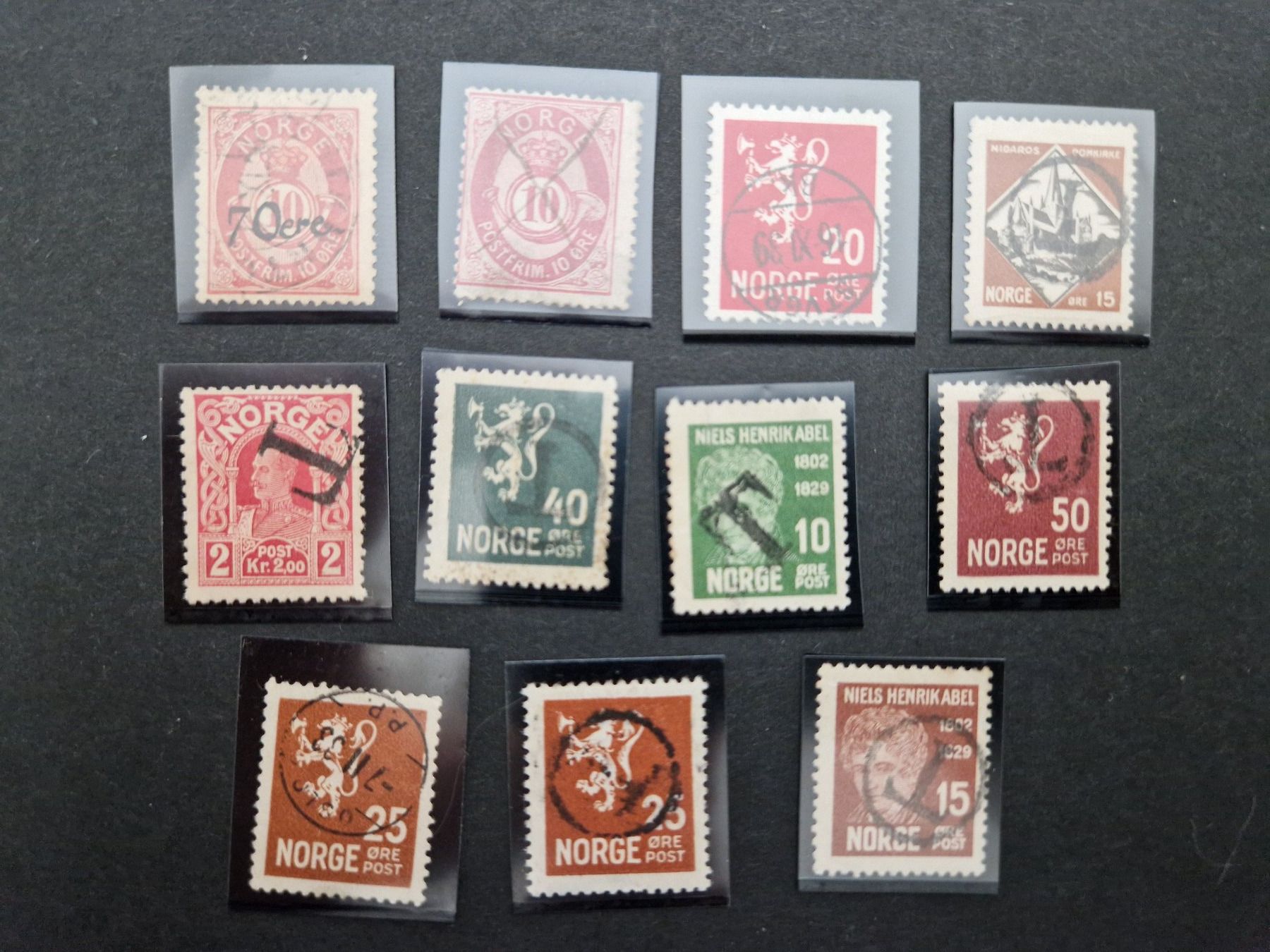 Alle Briefmarken: Briefmarken Norwegen mit Sonderstempelung – Gebraucht aus Oberglatt ZH von Pacos2000