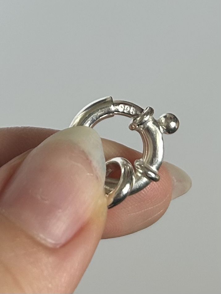 Catenine: Vintage Sterling Silber Kette 62cm – Usato da Bern venduto da Ilikebluegems 2