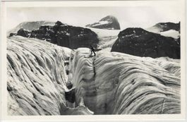 GL 26 Foto-AK Glärnischgletscherspalte