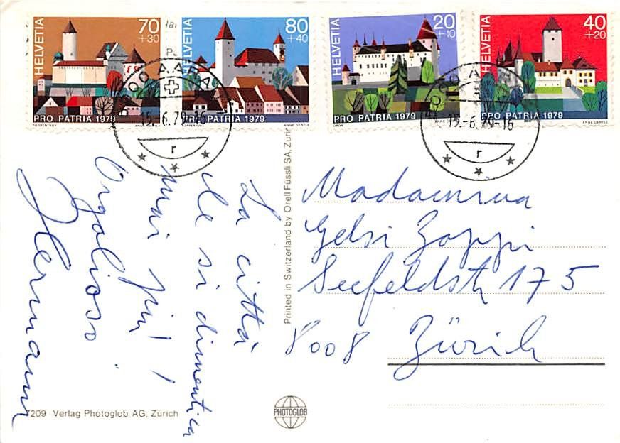 Cartoline postali: AG - Aarau – Usato da Ottikon b.Kemptth. venduto da Neptun1974 1