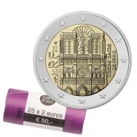 France - 2 Euros (Notre Dame de Paris) 2025 UNC