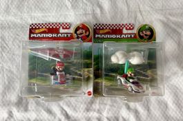 Hot Wheels Mario Kart Super Mario und Luigi mit Gleider Set