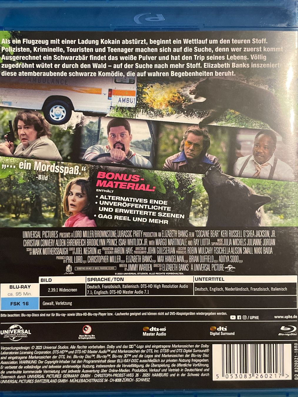 Tutti i DVDs: Cocaine Bear   (2023) – Nuovo (secondo la descrizione) da Waldenburg venduto da Gonzo8 1