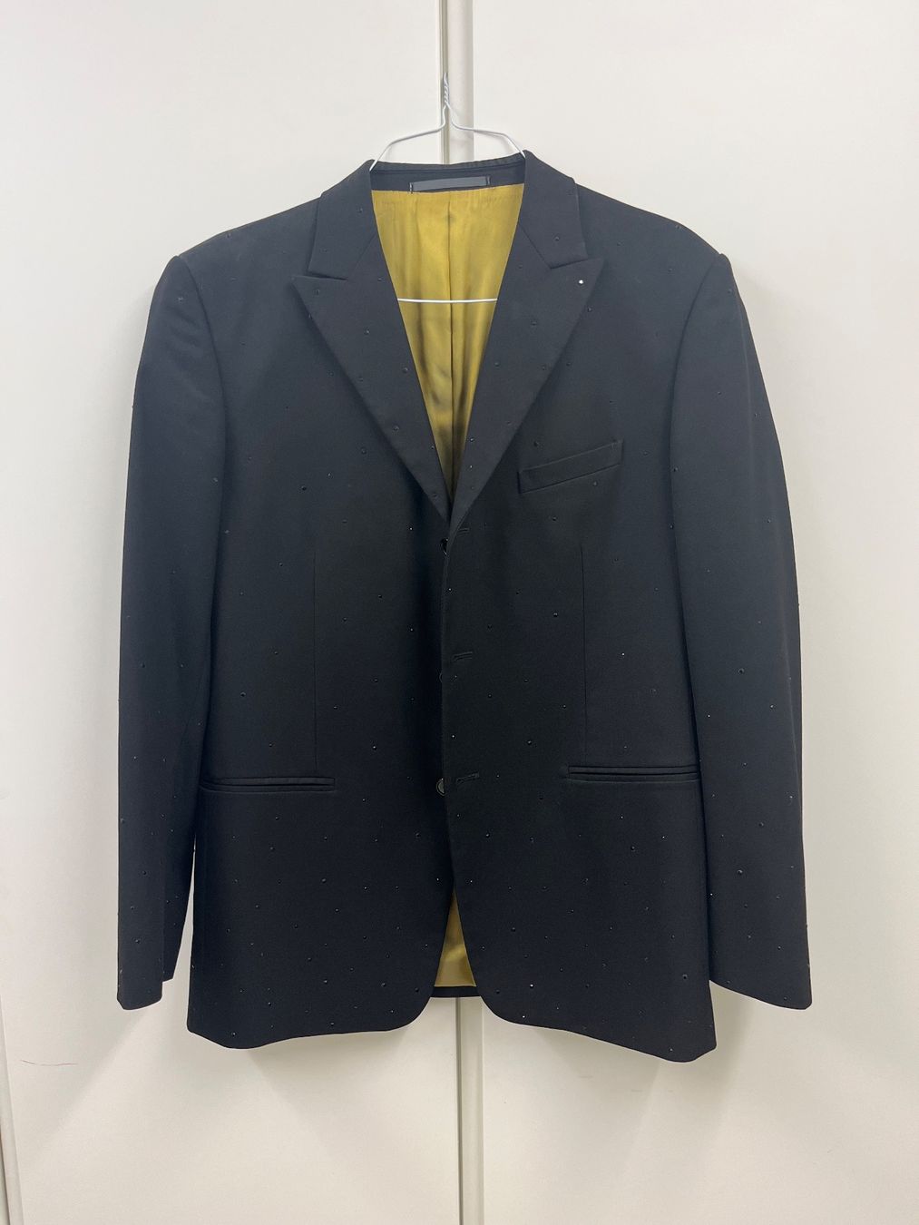 Giacche: Schwarzes Sakko mit Strass, Gazzarini Uomo – Usato da Birrwil venduto da Bruce1968 4