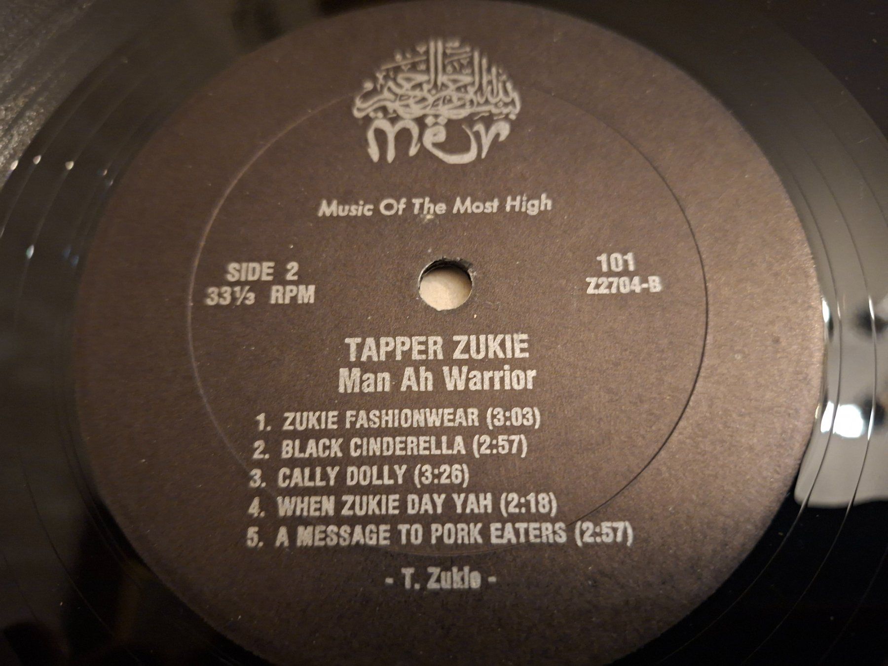 Dischi in vinile: Reggae LP - Tapper Zukie - Man Ah Warrior – Usato da Bernex venduto da Wannabehasbeen01 4