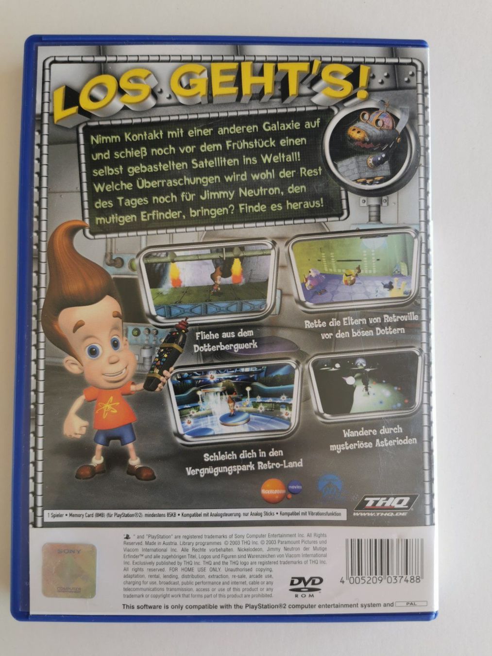 Spiele: Ps 2 - Jimmy Neutron Der mutige Erfinder – Gebraucht aus Lenzburg von eyworld 2