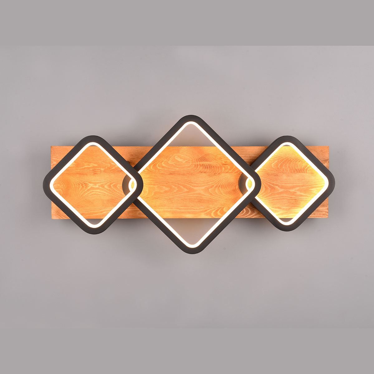 Lampadari & plafoniere: LED Deckenleuchte, Holz, 67 cm x 32 cm – Nuovo (secondo la descrizione) da Kreuzlingen venduto da Smart-Light 3